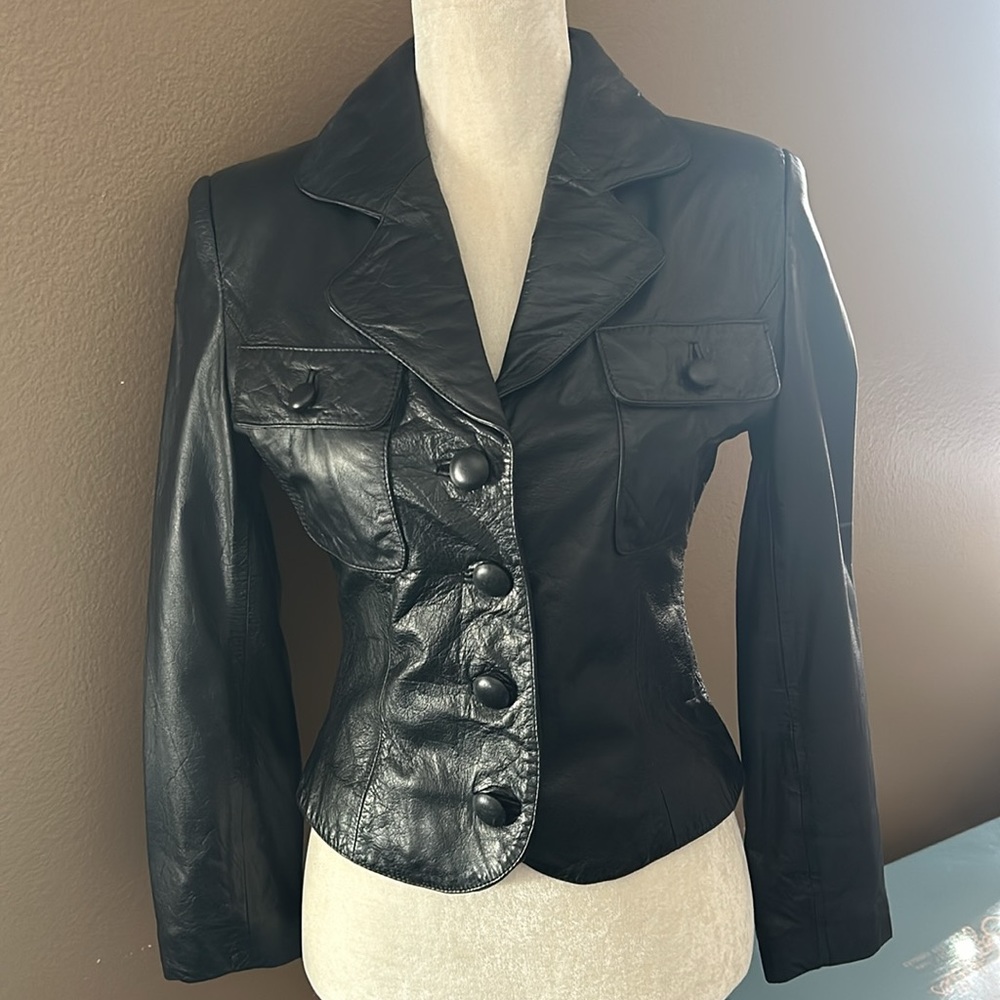 Vintage Wilson’s Black Leather Jacket